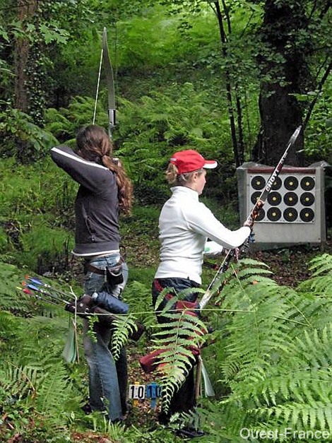 archers tir en campagne